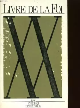 Couverture du produit · Livre de la foi