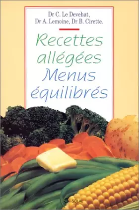 Couverture du produit · Recettes allégées, menus équilibrés