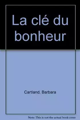 Couverture du produit · La clé du bonheur