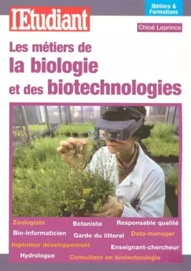 Couverture du produit · Les métiers de la biologie et des biotechnologies