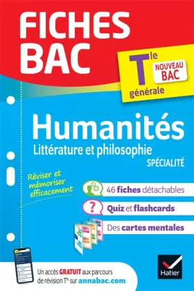Couverture du produit · Fiches bac HLP Tle (spécialité) - Bac 2024: nouveau programme de Terminale