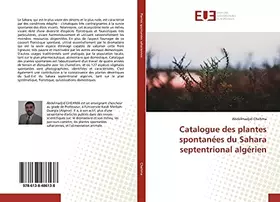Couverture du produit · Catalogue des plantes spontanées du Sahara septentrional algérien