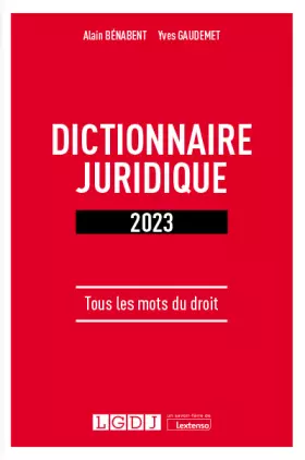 Couverture du produit · Dictionnaire juridique: Tous les mots du droit (2023)