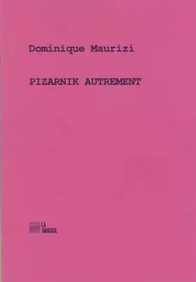 Couverture du produit · Pizarnik autrement