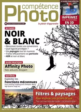 Couverture du produit · Compétence Photo n°82 : Noir & Blanc - Filtres & paysages