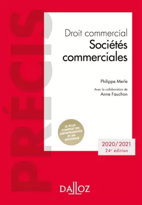 Couverture du produit · Droit commercial: Sociétés commerciales