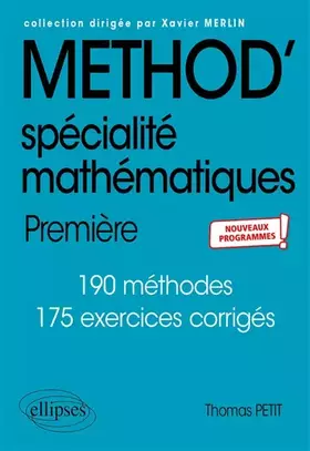 Couverture du produit · Spécialité Mathématiques - Première - nouveaux programmes