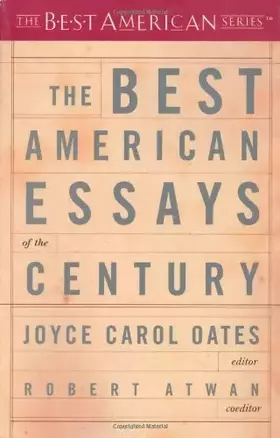 Couverture du produit · The Best American Essays of the Century