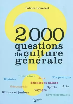 Couverture du produit · 2000 questions de culture générale