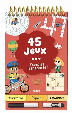 Couverture du produit · 45 jeux... dans les transports