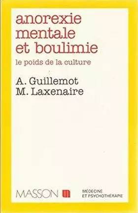 Couverture du produit · Anorexie mentale et boulimie: Le poids de la culture