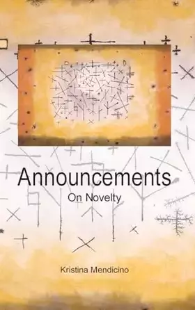 Couverture du produit · Announcements: On Novelty (Intersections Phil Crit Theory)