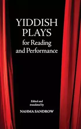Couverture du produit · Yiddish Plays for Reading and Performance (Contemp Jewish Lit & Culture)