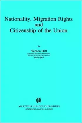 Couverture du produit · Nationality, Migration Rights and Citizenship of the Union