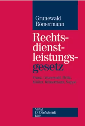 Couverture du produit · Rechtsdienstleistungsgesetz Kommentar