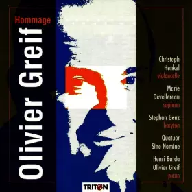 Couverture du produit · Hommage À Olivier Greif