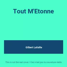 Couverture du produit · Tout M'Etonne