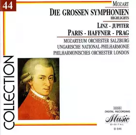 Couverture du produit · Die Großen Symphonien Linz - Jupiter - Paris - Haffner - Prag