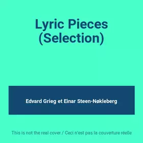 Couverture du produit · Lyric Pieces (Selection)