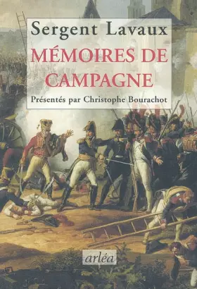 Couverture du produit · Mémoires de campagnes