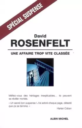 Couverture du produit · Une affaire trop vite classée