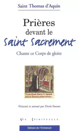 Couverture du produit · Prières devant le Saint Sacrement