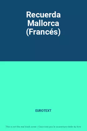 Couverture du produit · Recuerda Mallorca (Francés)