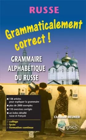 Couverture du produit · Grammaticalement correct russe ! Grammaire russe alphabétique