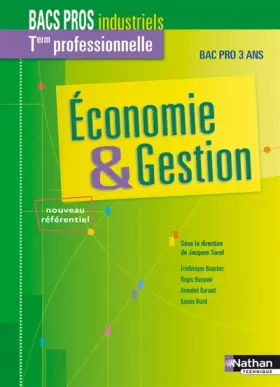 Couverture du produit · Économie & Gestion -Term professionnelle Bac Pro industriel