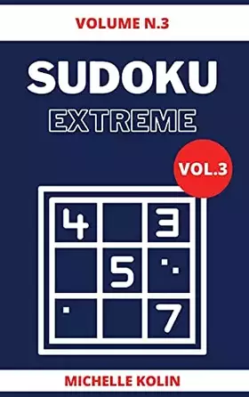 Couverture du produit · Sudoku Extreme Vol.3: 70+ Sudoku Puzzle and Solutions