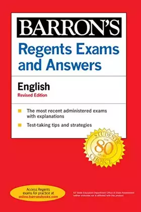 Couverture du produit · Regents Exams and Answers: English Revised Edition (Barron's New York Regents)