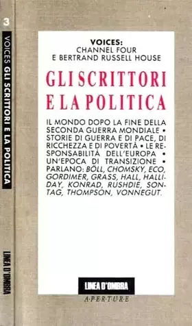 Couverture du produit · Scrittori E La Politica