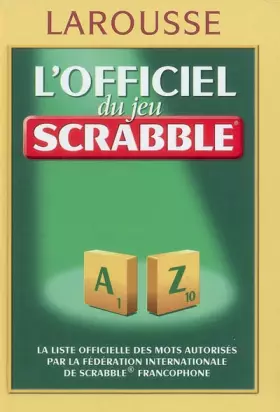 Couverture du produit · L'officiel du jeu Scrabble