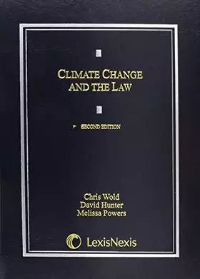 Couverture du produit · Climate Change and the Law