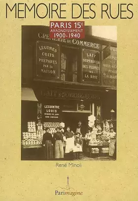 Couverture du produit · Paris 15e arrondissement : 1900-1940