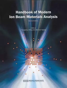 Couverture du produit · Handbook of Modern Ion Beam Materials Analysis