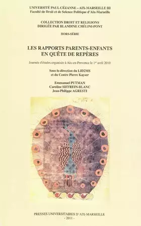 Couverture du produit · Les rapports parents-enfants en quête de repères