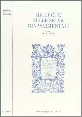 Couverture du produit · Ricerche sulle selve rinascimentali
