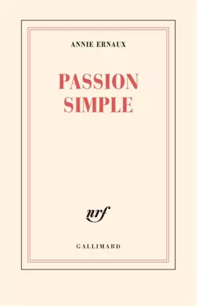Couverture du produit · Passion simple