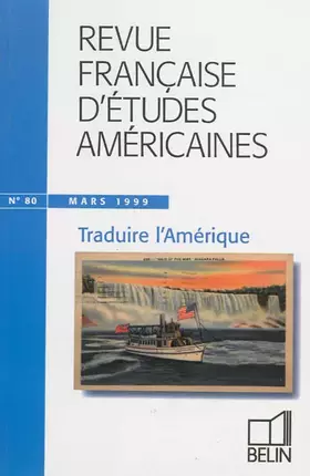 Couverture du produit · RFEA N°80 (1999-2): Traduire l'Amérique