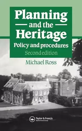 Couverture du produit · Planning and the Heritage: Policy and procedures