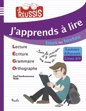 Couverture du produit · J'apprends à lire tous les textes