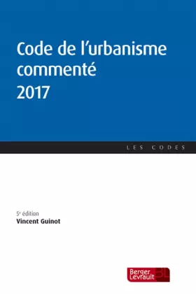 Couverture du produit · Code de l'urbanisme commenté