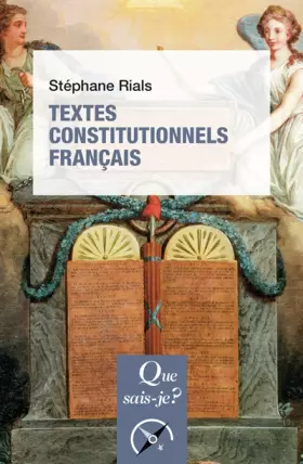 Couverture du produit · Textes constitutionnels français