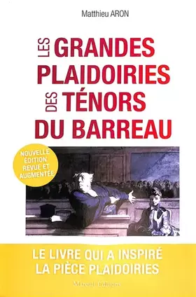 Couverture du produit · Les grandes plaidoiries des ténors du barreau, NE 2023