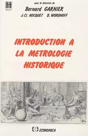 Couverture du produit · Introduction à la métrologie historique