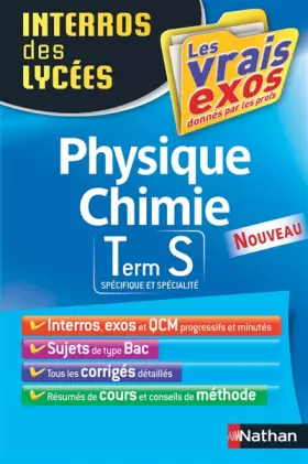 Couverture du produit · Interros des Lycées Physique - Chimie Term S