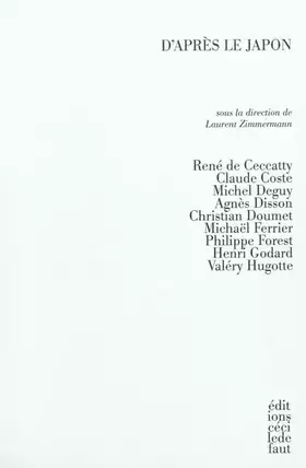 Couverture du produit · D'après le Japon