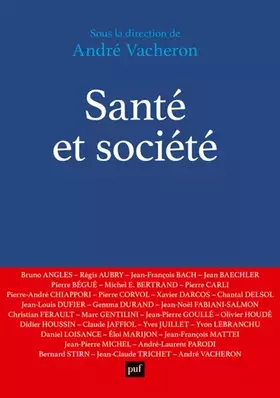 Couverture du produit · Santé et société