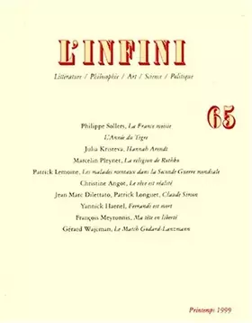 Couverture du produit · L'Infini